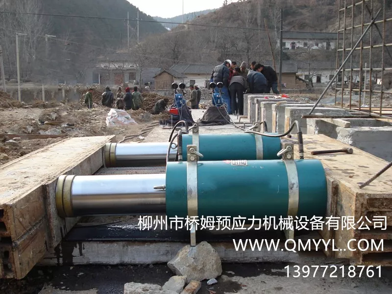 先张法施工现场